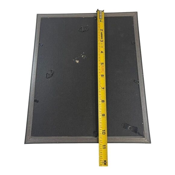 Southwest Native American Elk Deer Buck Drum Print Picture Framed 8.75x10.75 VTG - Picture 4 of 6